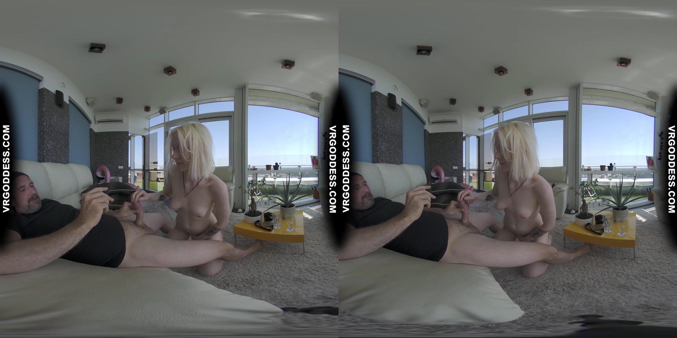 Skinny Pale Ingrida Giving Me Risky Public Rooftop Blowjob Getting Caught Letting Me Cum On Her Tits
