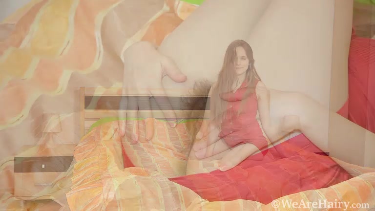 Alice Bright rolls around naked in her bed