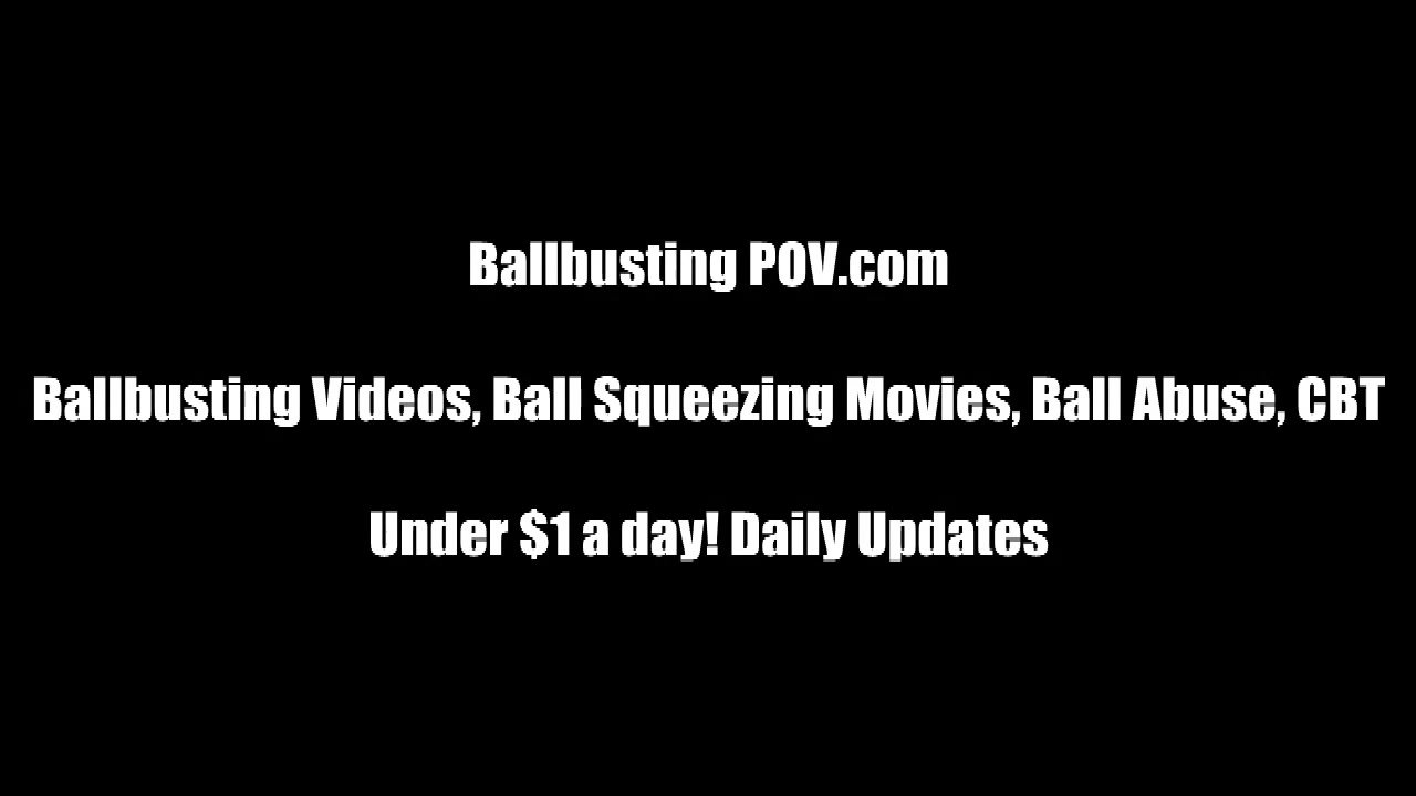 Your Ballbusting Punishment - BallbustingPOV