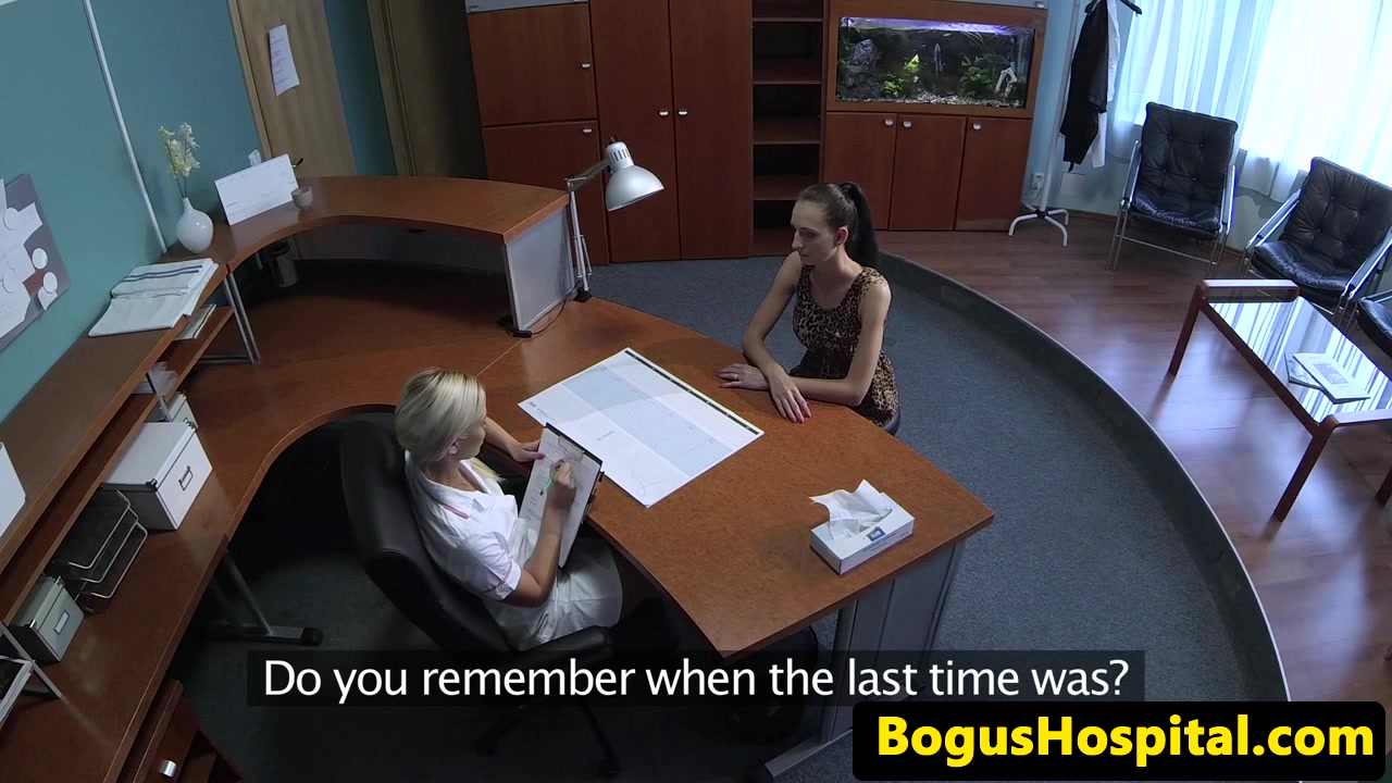 Lesbian patient pussylicking euro nurse