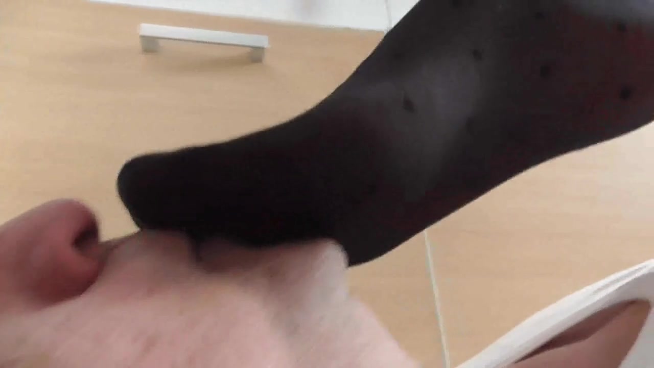 Trampling in the kitchen on her slave husband by Femdom Austria