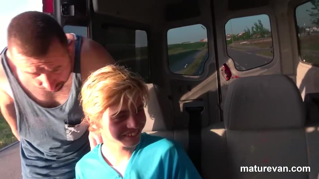 Cougar Picks up Step dad and Stepson - Maturevan