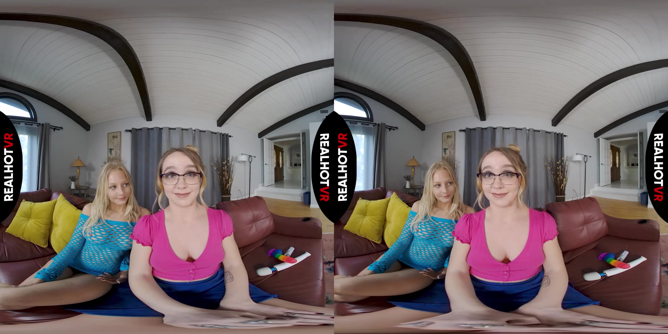 We Need DICK! CUM On My Big Tits or In Stepsister's Wet Pussy - RealHotVR