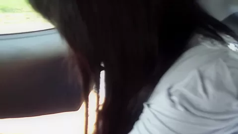 Ella in amateur vid showing a gal giving one of great blowjobs