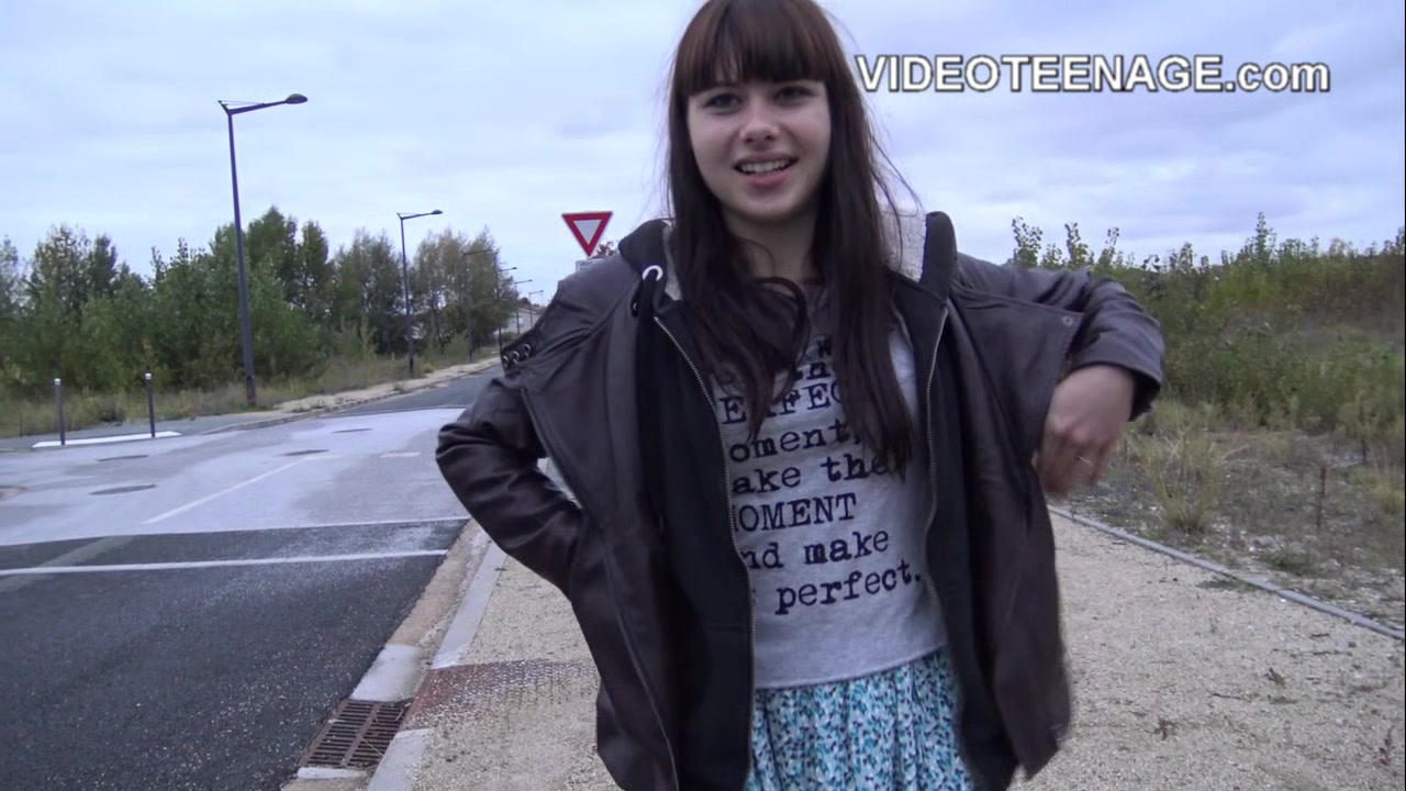 shy 18 years old girl does her first porn casting