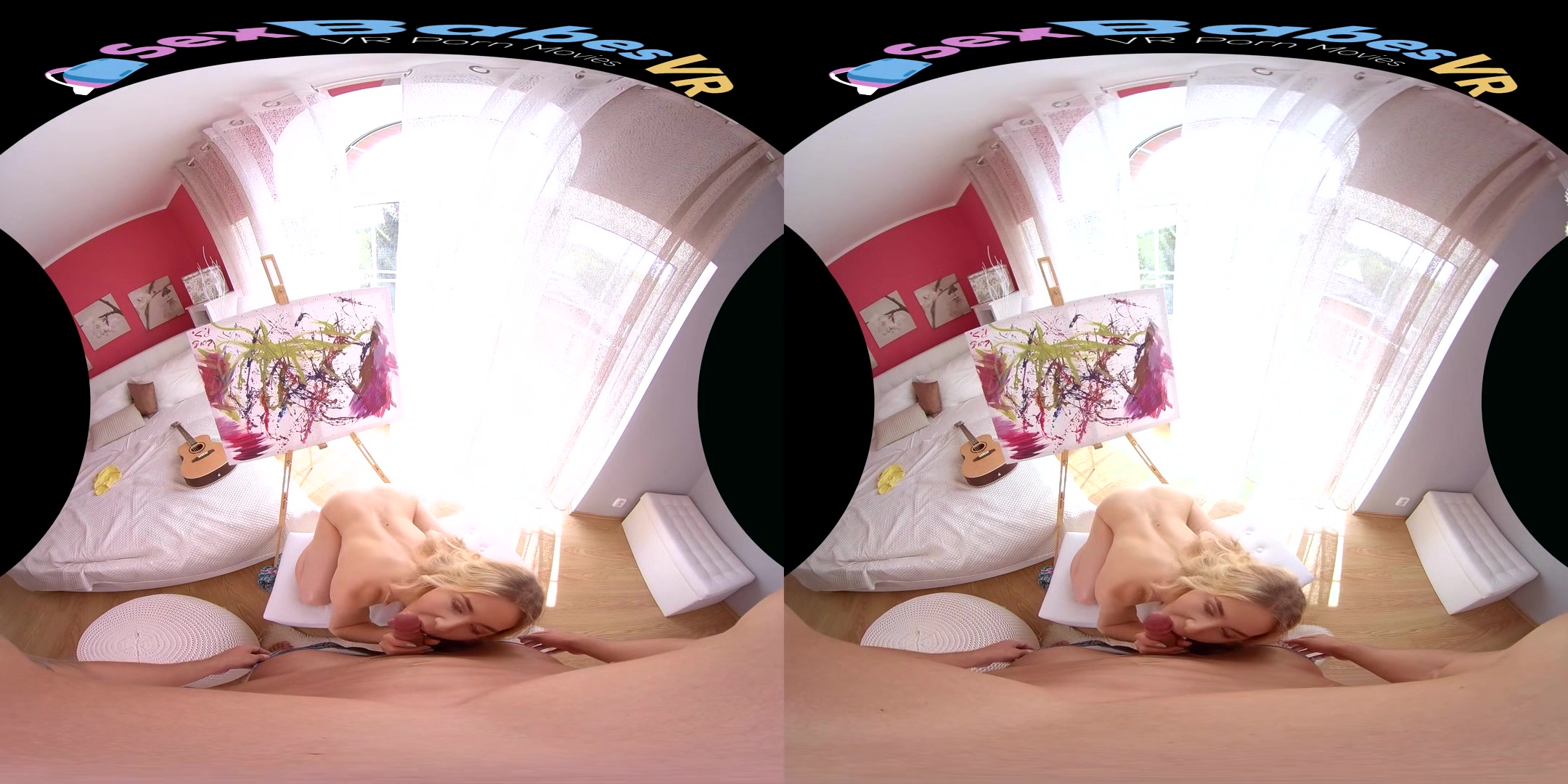 Sexy Guitar Solo - Blonde Babe Virtual Girlfriend Experience