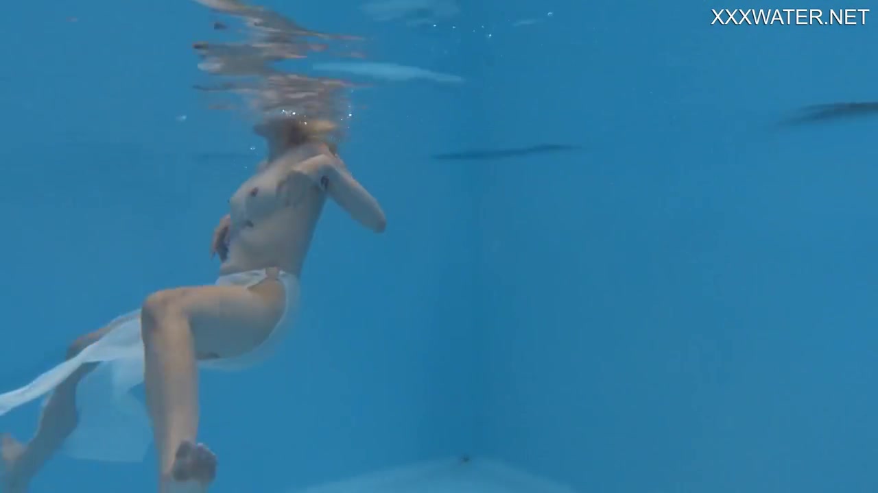 Finnish Hottest Pornstar Mimi Swims Nude In The Pool