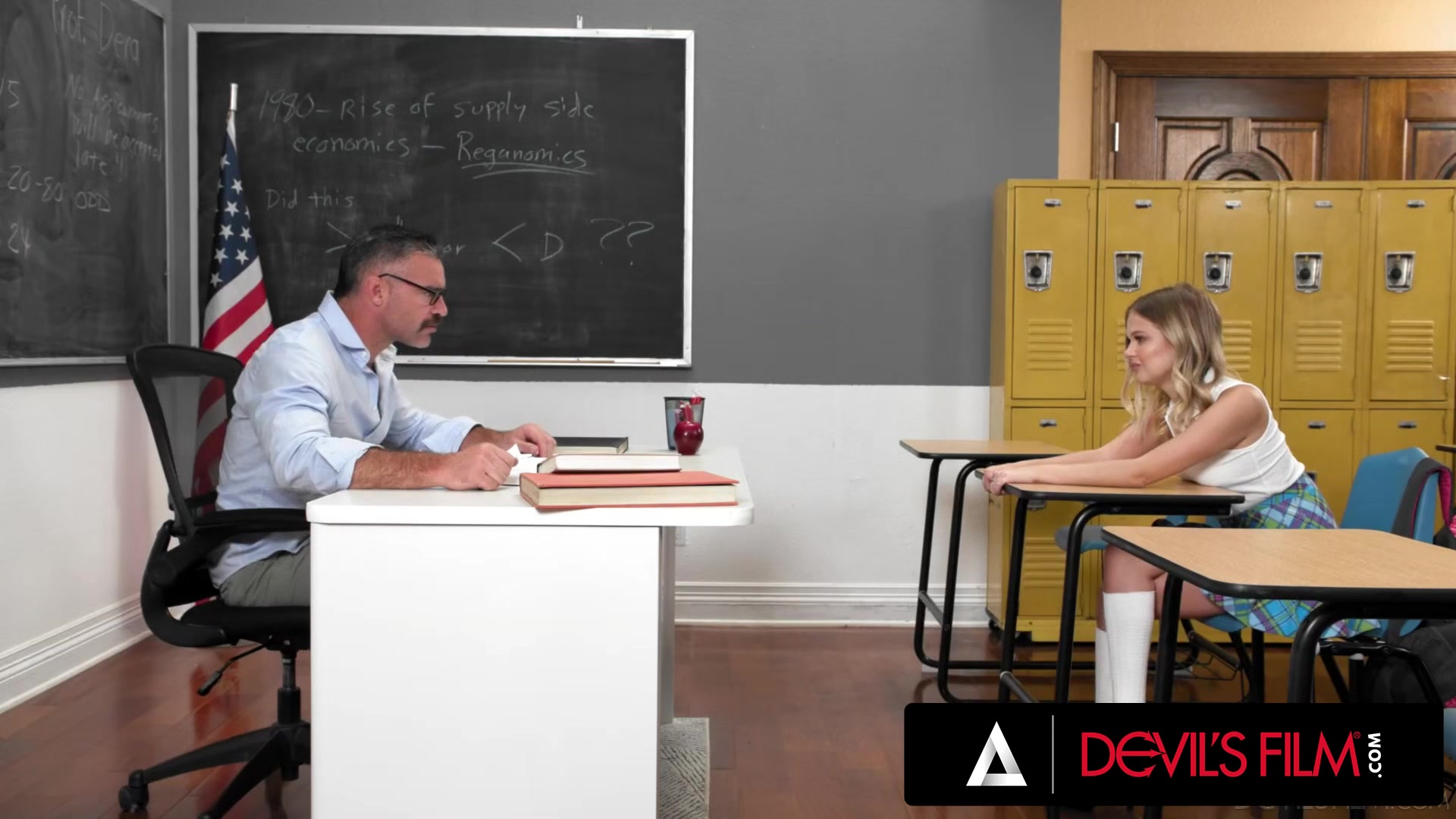 DEVILSFILM - Bratty teen 18+ student 18+ Coco Lovelock Gets A Sex Lesson She'll Never Forget