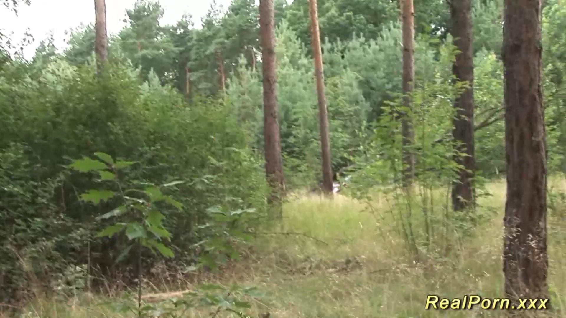 german teen 18+ banged in the forest