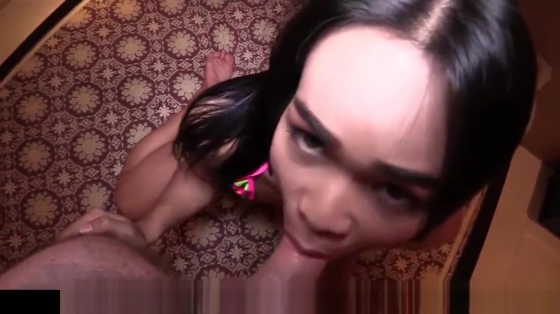 Ladyboy Bua Overflowing with Spunk