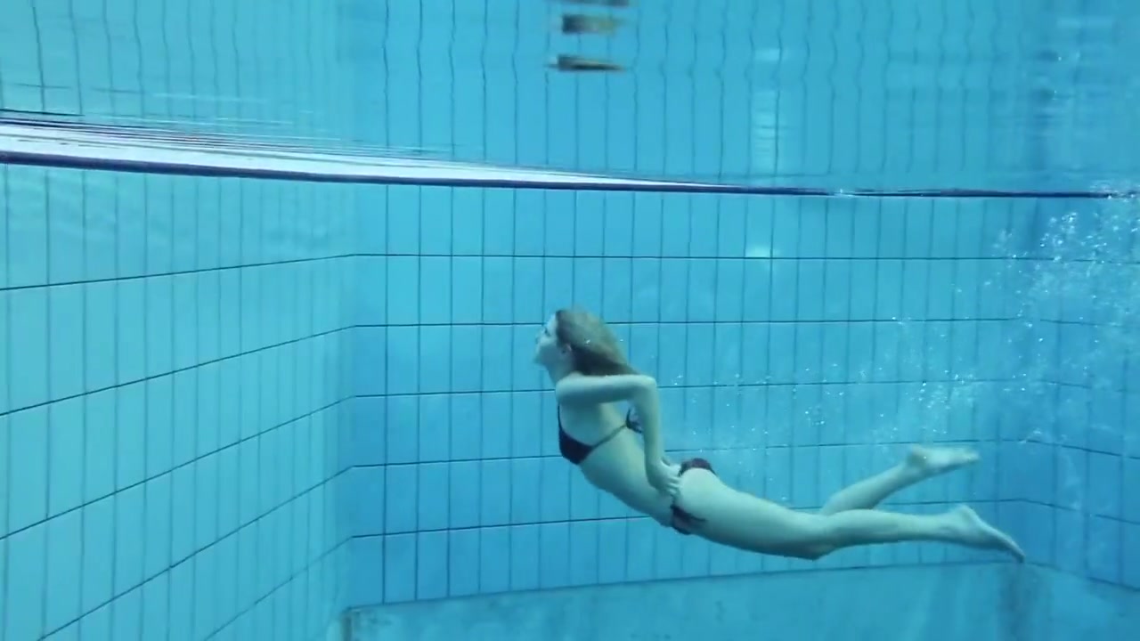 See A Beautiful Russian teen 18+ Nastya Underwater