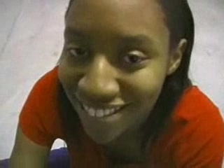 Chocolate skinned girl jerks off my lucky dick