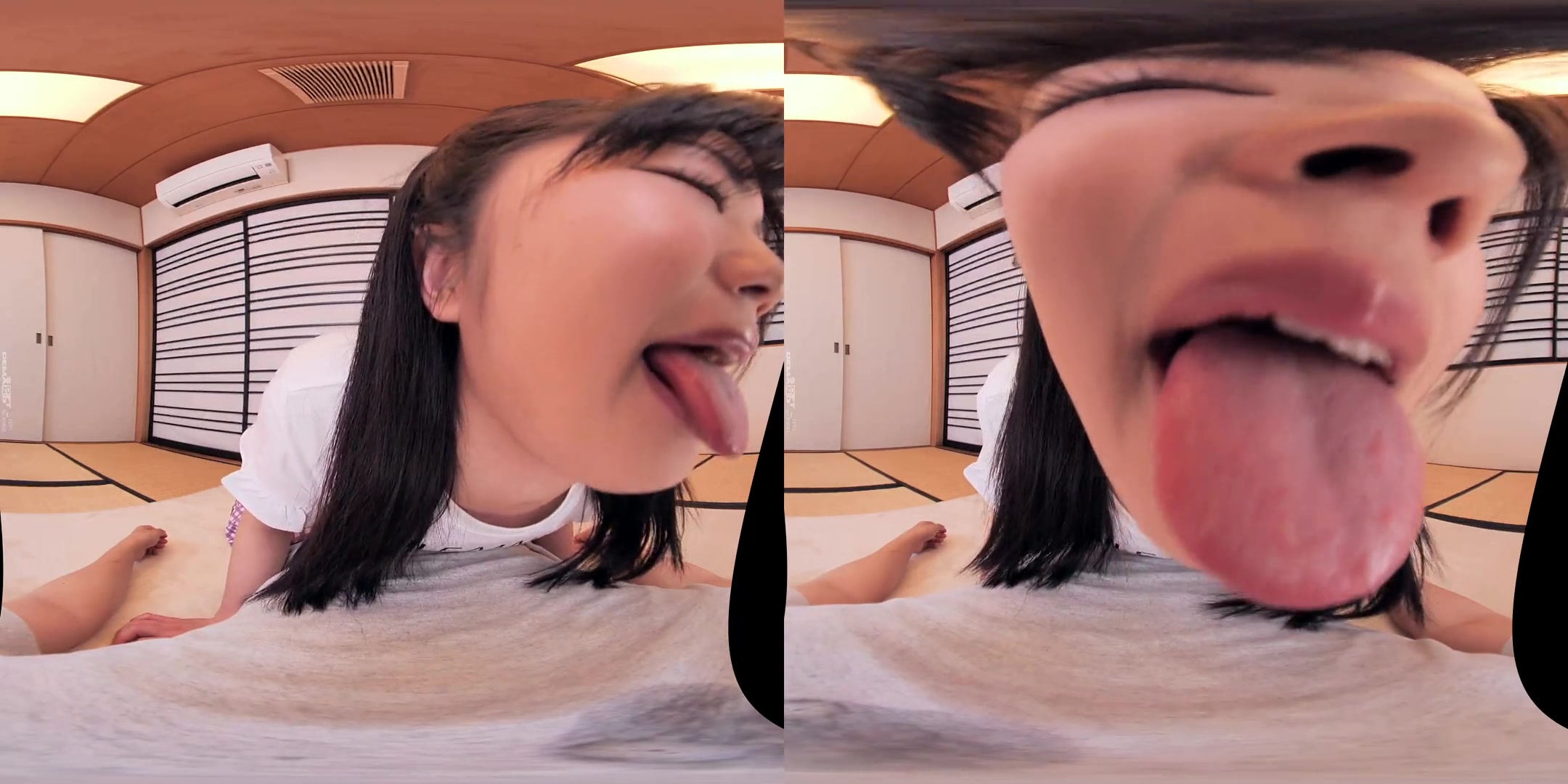 Spit-Drinking VR, Final Chapter 1; Compilation of Messy Japanese Girls Drooling