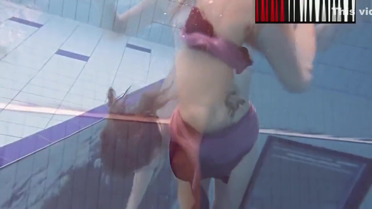 Smoking Hot Russian Redhead In The Pool
