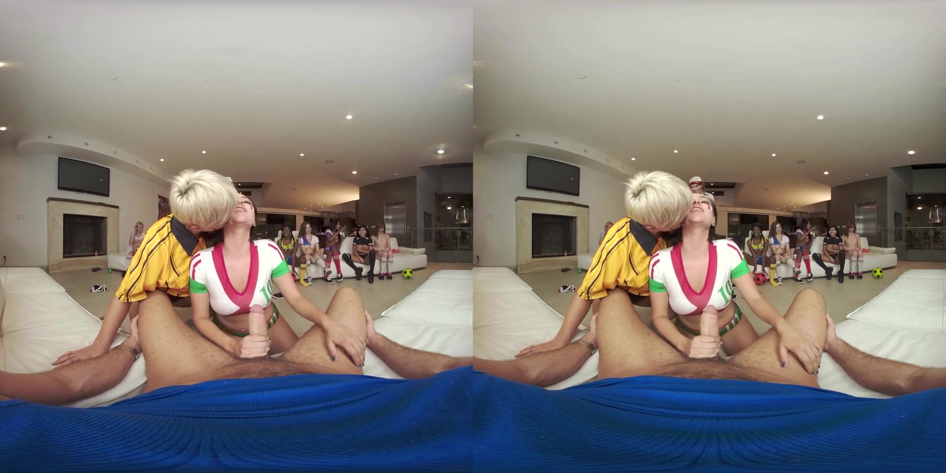 Chloe Foster & Lola Fae & Jane Wilde & Ember Snow & Alexis Avery in VRB World Cup 2018 VR Porn Video - VRBangers