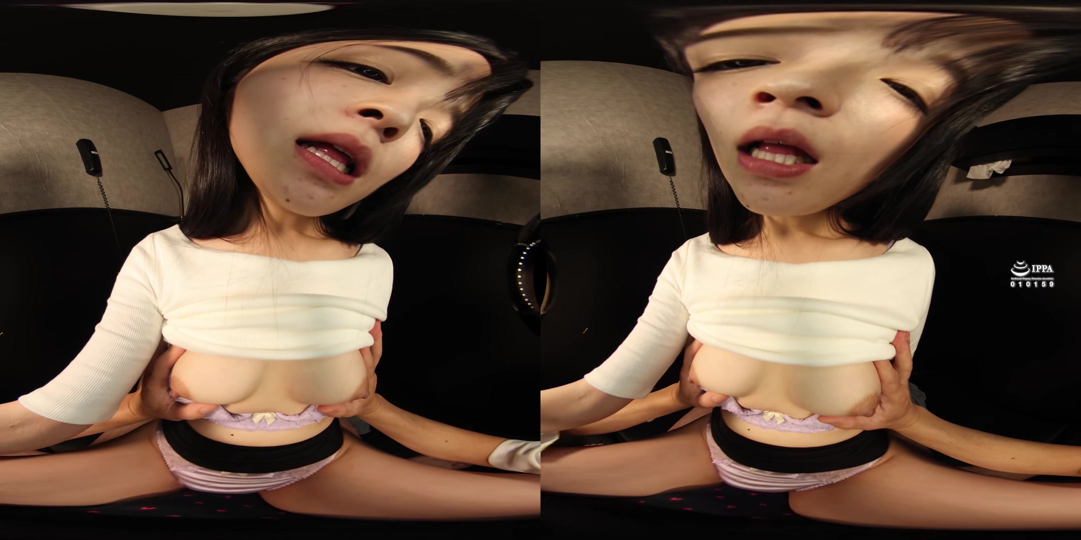 Riona Minami - Passionate Net-Cafe: Lifting Up her Clothes - CasanovA