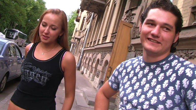Tits cumshot after sex with city girl