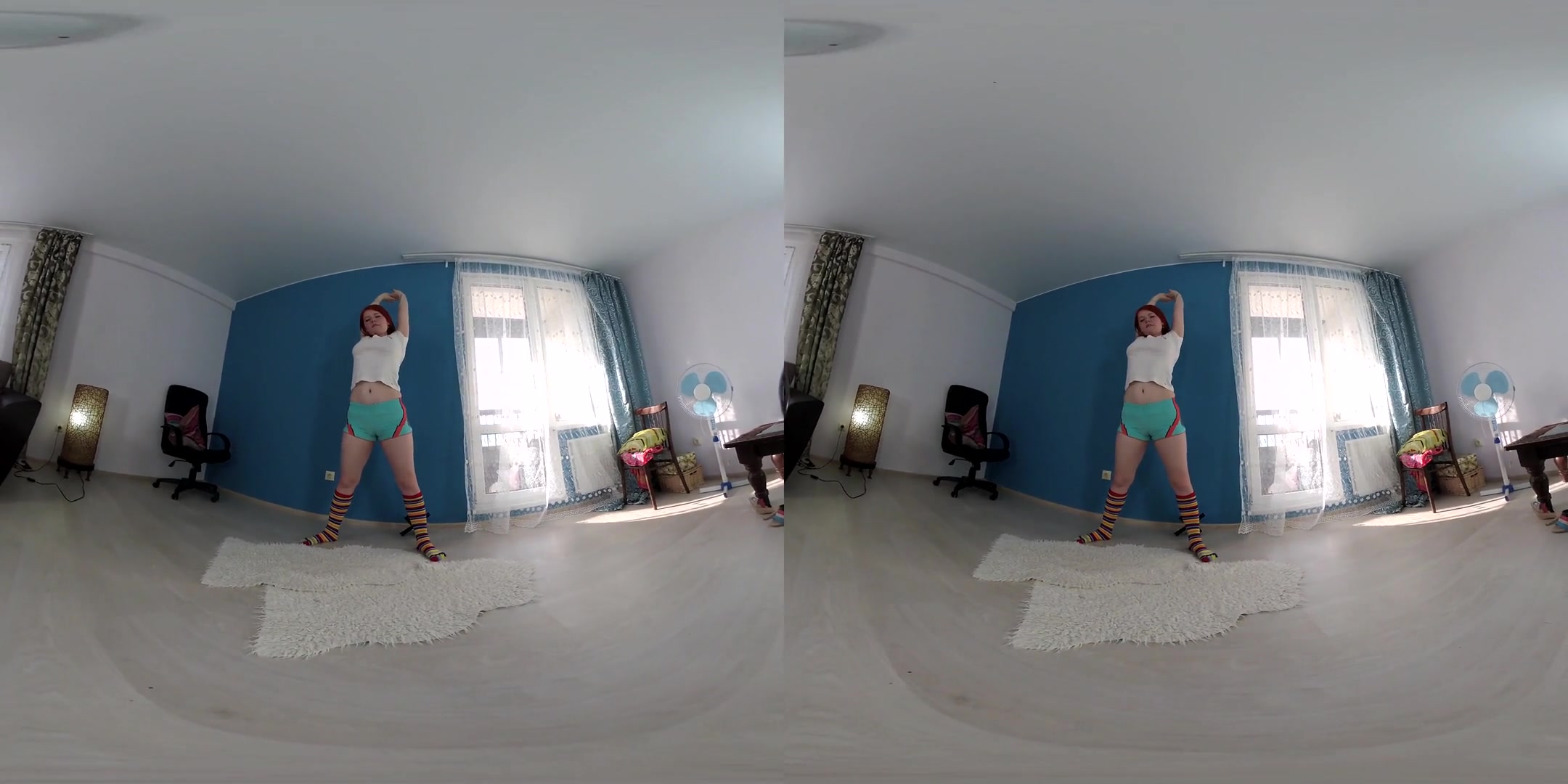 Lissa Red in LissaRed Does Gymnastic - VRmodels