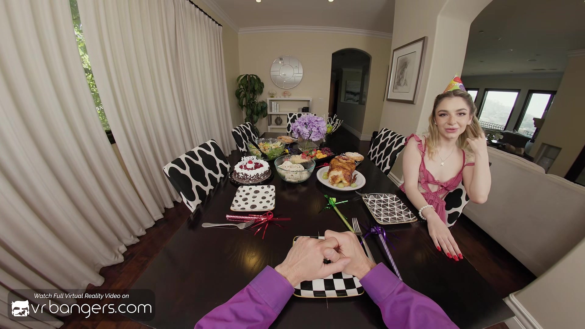 VR Bangers Stepmom Teach Stepdaughter How to Fuck HD Porn Pt2