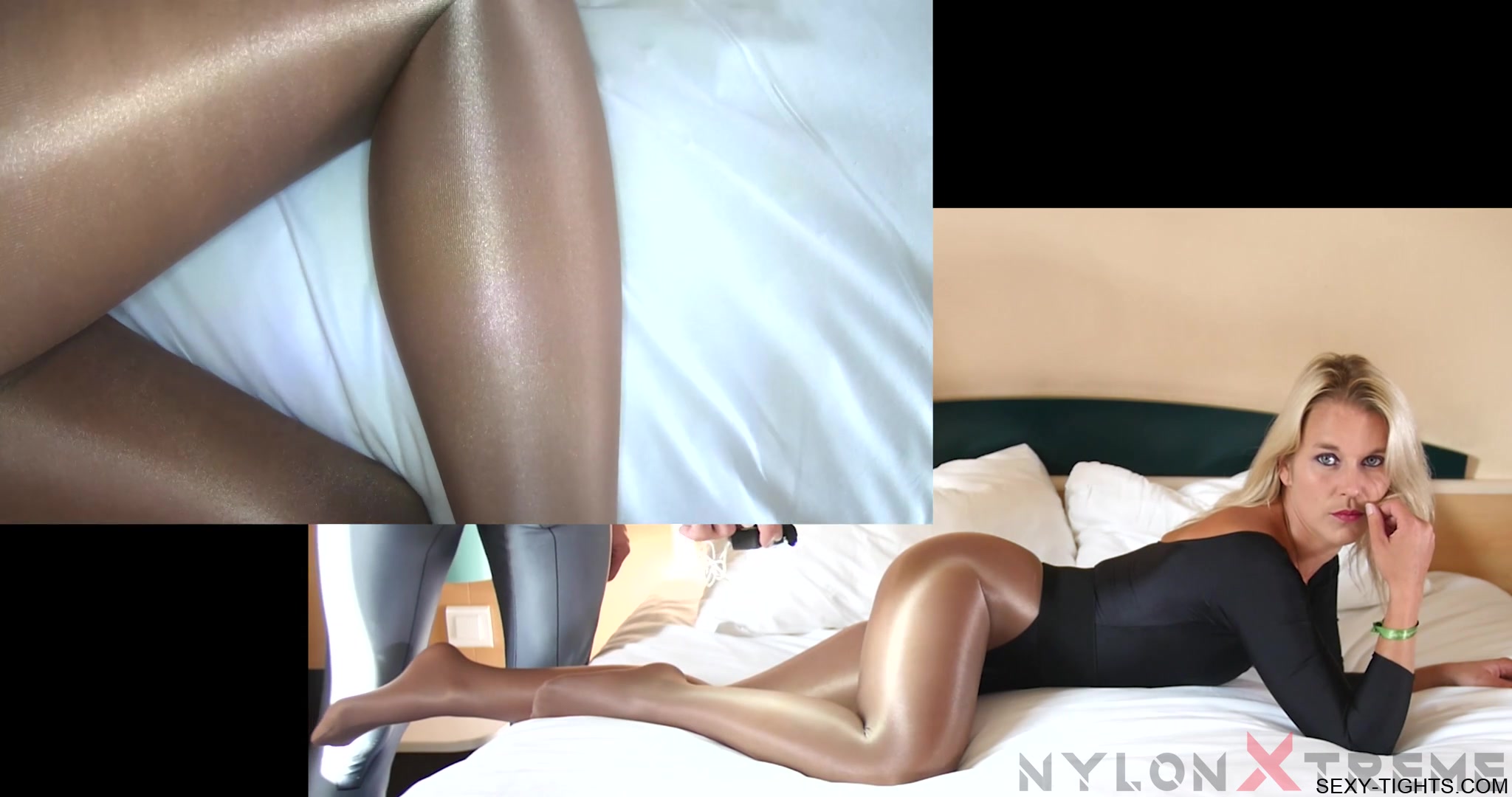 156 Naomie Loup Shinny Pantyhose Leotard - Sex Movies Featuring Sexy Tights