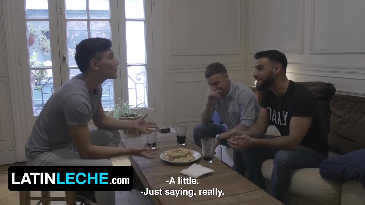 Jonas Matt And Rodrigo El Santo - Horny Stud Takes Rodrigo Huge Latin Cock While His Bf Is Watching