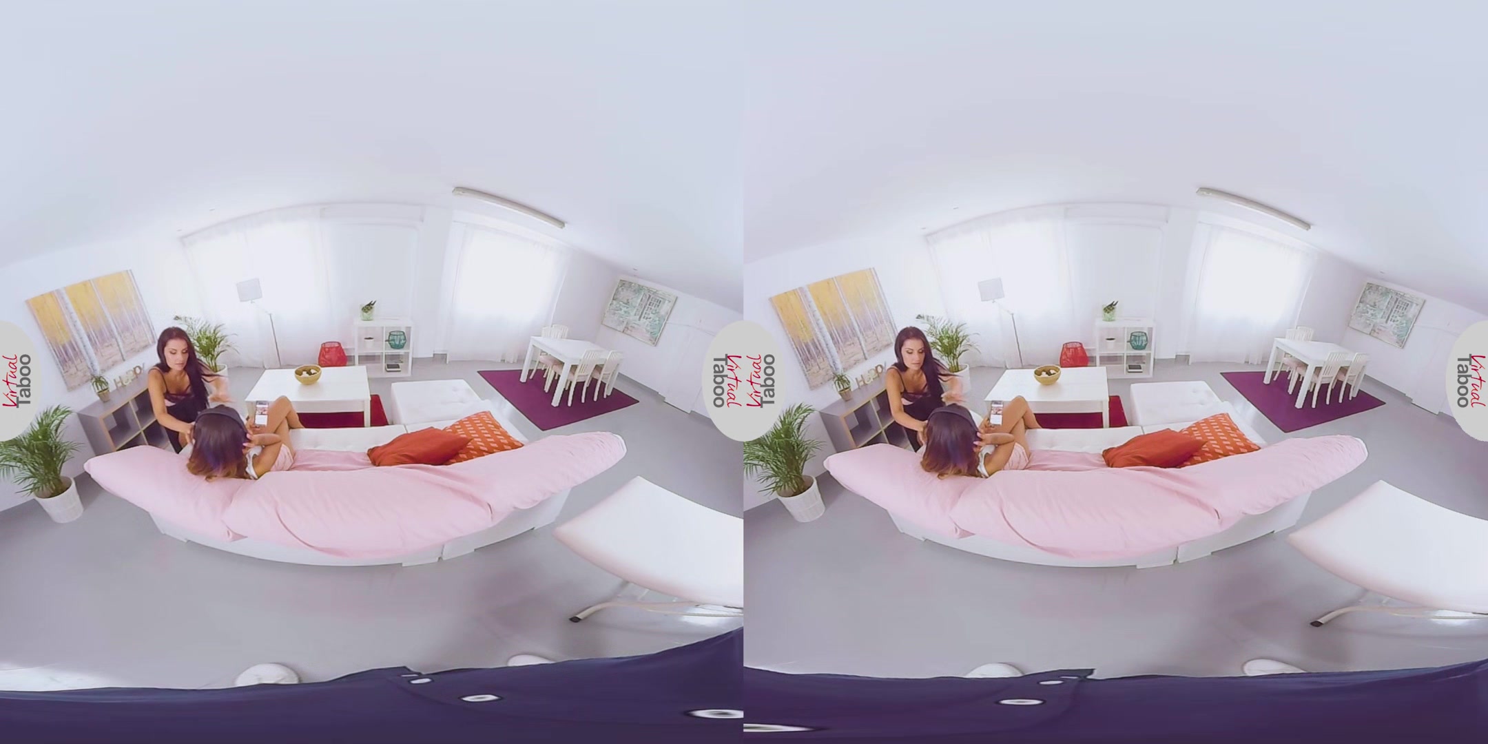 Bianka Blue, Raquel Martin VR Porn: Mom Thinks Daughter Is No Problem - VirtualTaboo