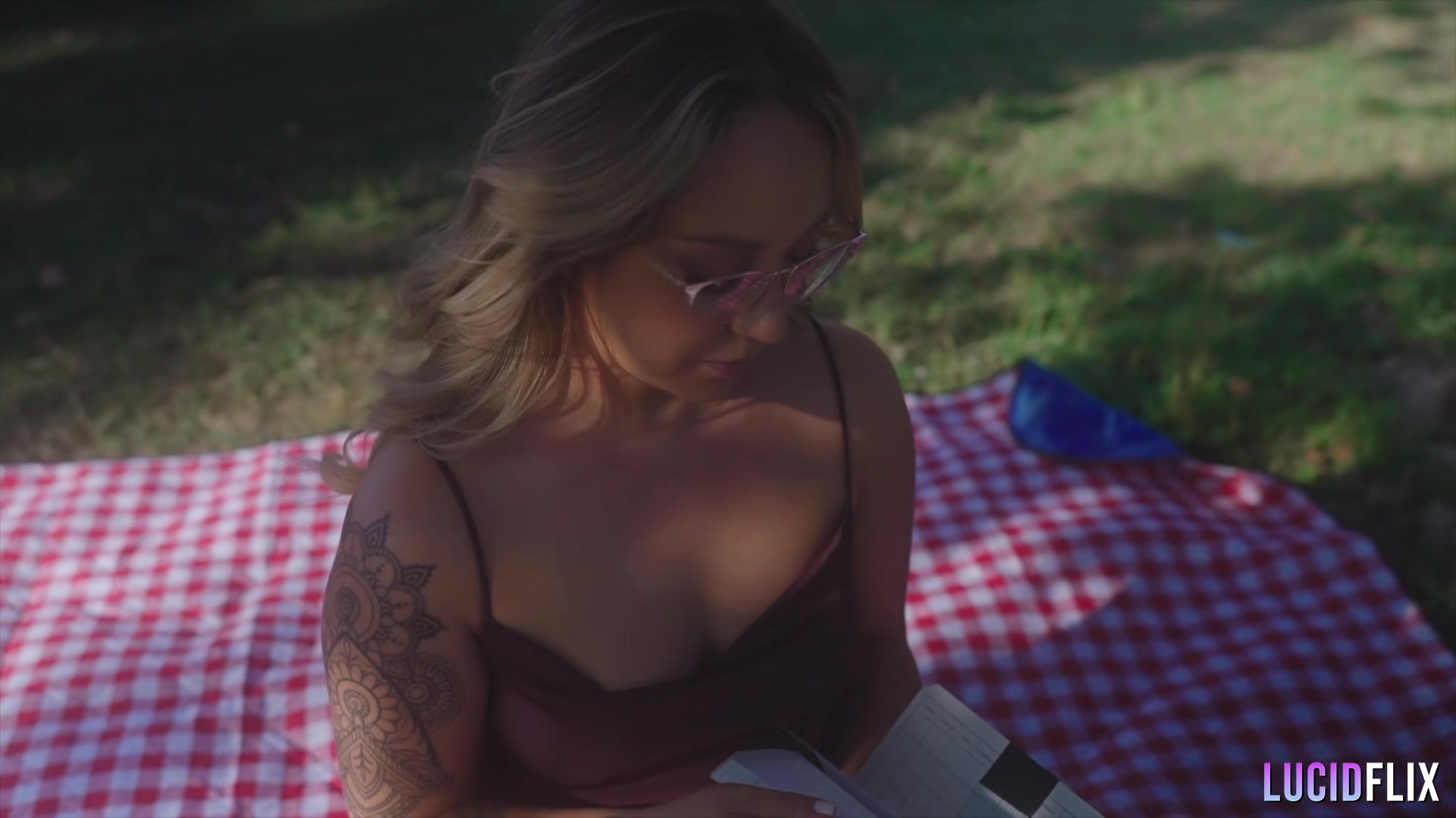 LUCIDFLIX The author with Remy LaCroix