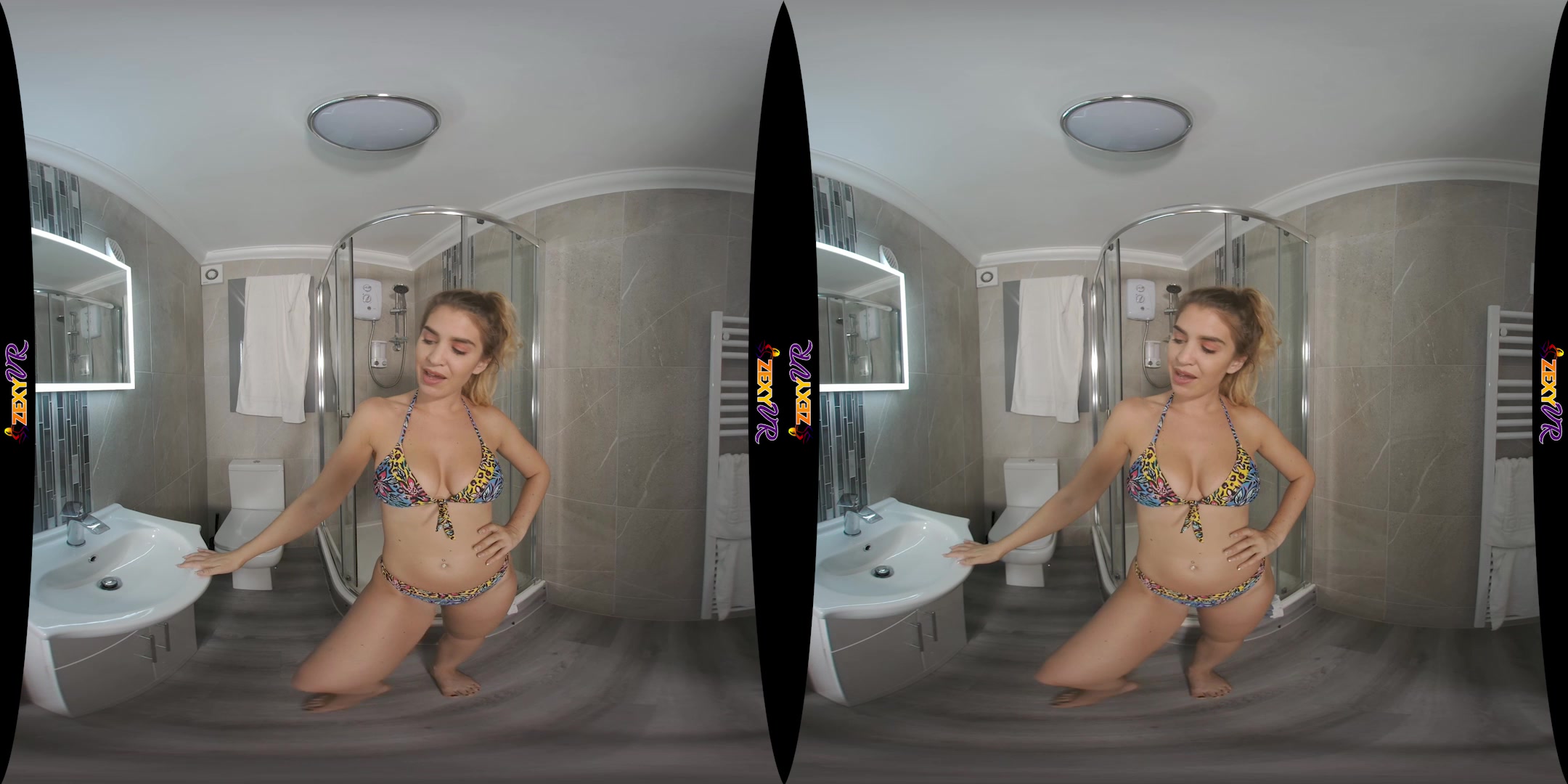 Cold Shower featuring Katie Louise - ZexyVR
