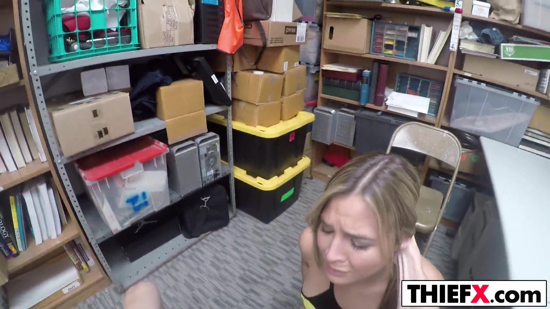 Blair Williams gets dick for theft