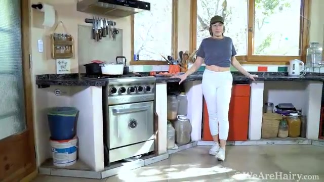 Shirly Masturbates On Her Kitchen Counter