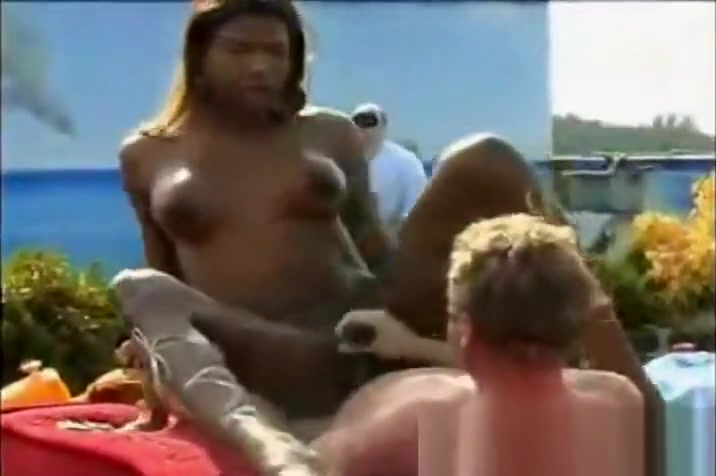 Outdoor t-girl Pool Party