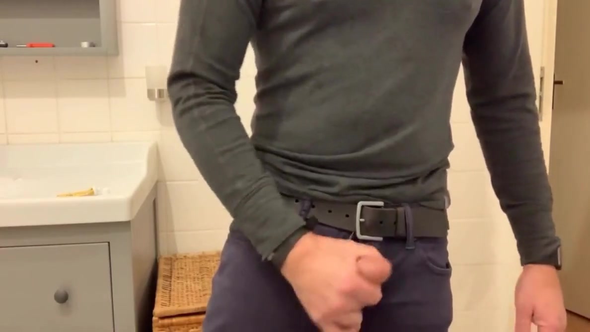 Jerking Off And Cumming On My Jeans