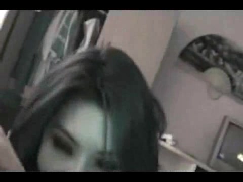 Pretty Japanese emo girl has a lesson of blowjob