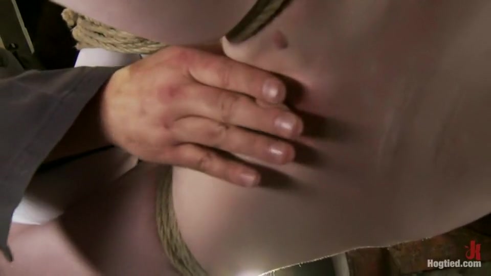 Nicki is bound, suspended, manhandled, , humiliated, made to cum like a common whore