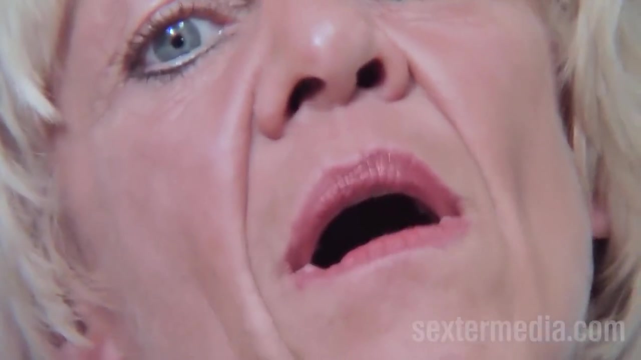 Horny Granny Masturbating