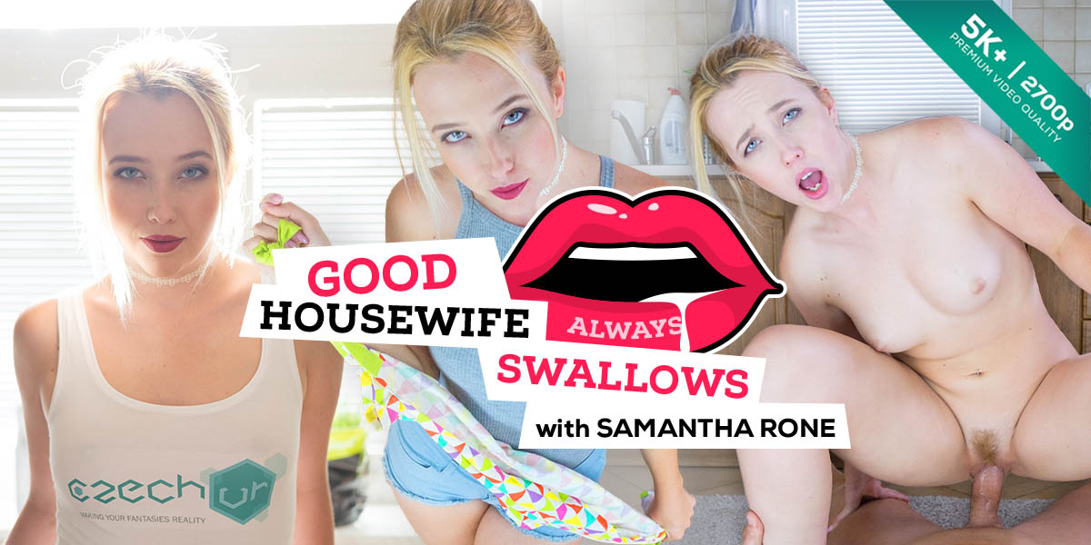 CzechVR 168 Good Housewife Always Swallows