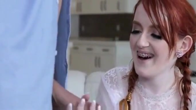 Barely Legal Ginger teen 18+ Bounces On a Huge Cock FULL - http://badbab.club