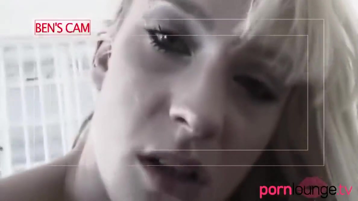 Blonde In Fishnets Sucks Cocks And Gets