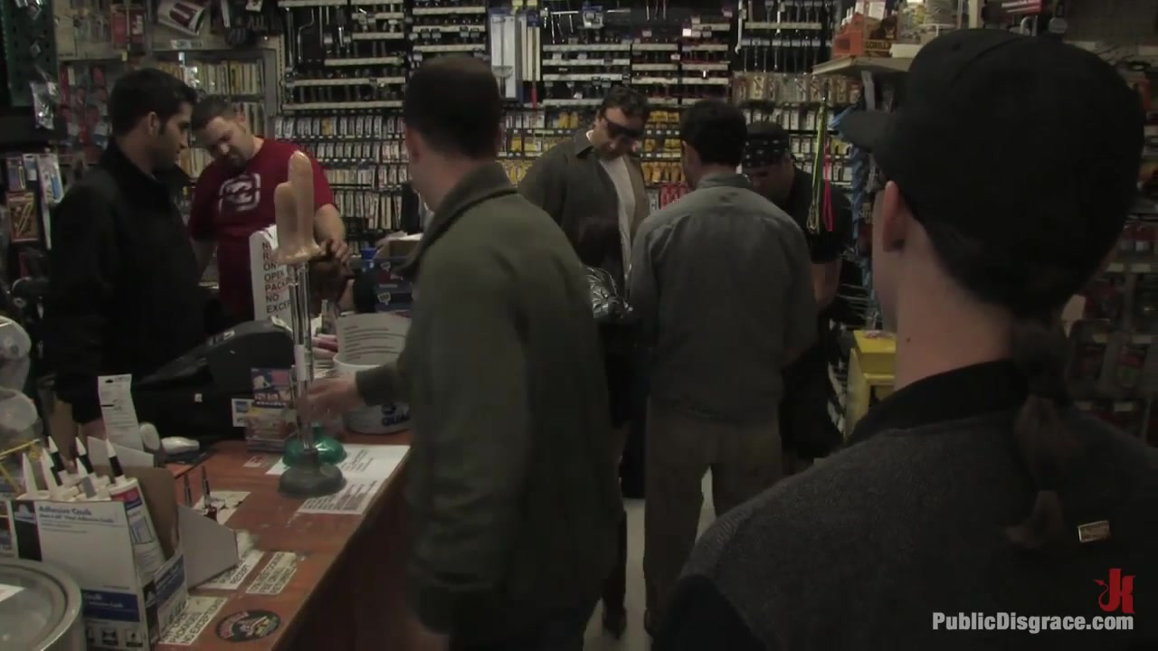Hot Redhead Gets Publicly Fucked And Fondled In A Hardware Store - PublicDisgrace