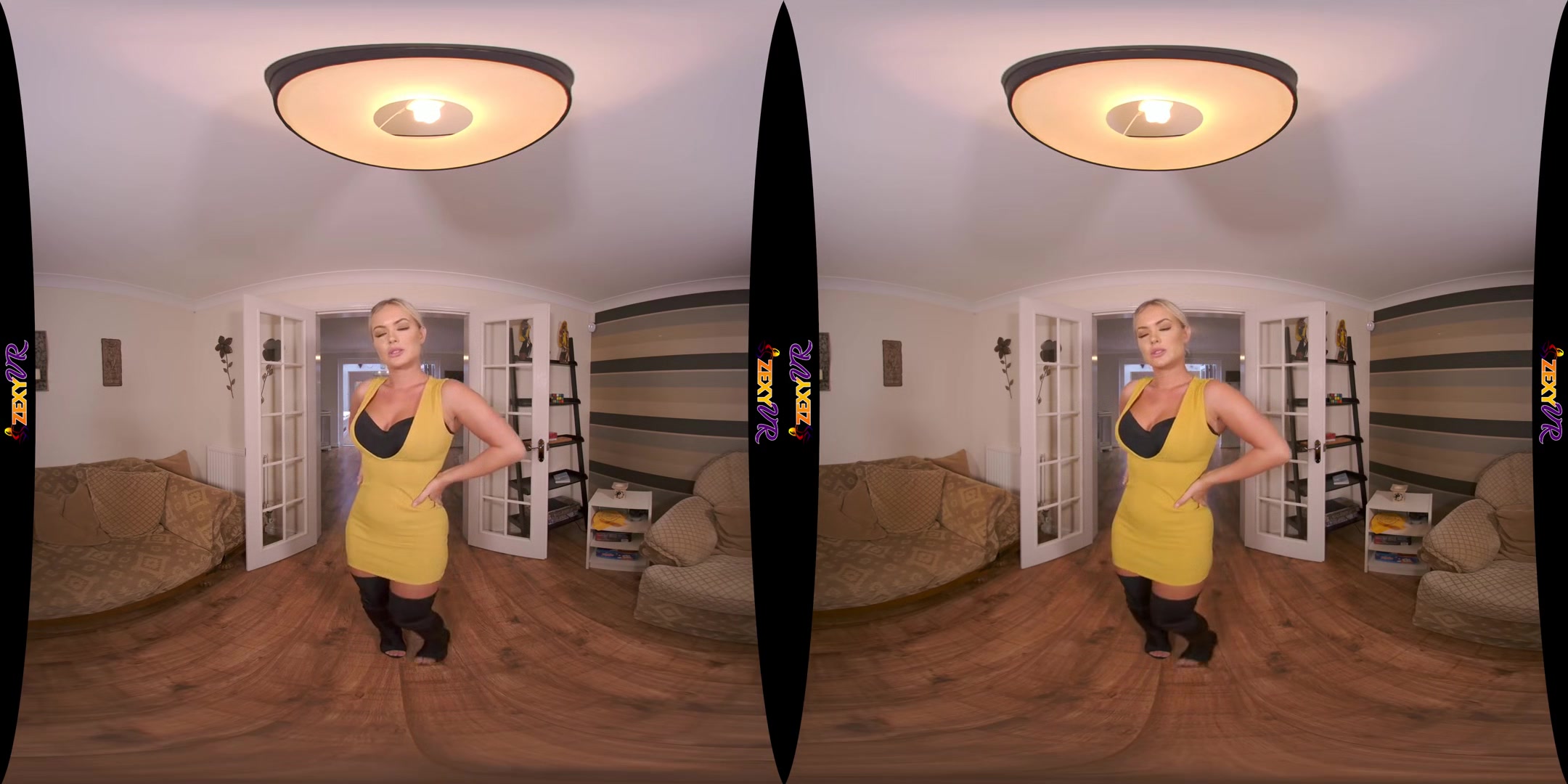 After Work Fun - Big Tits Babe Sexy Striptease HD VR