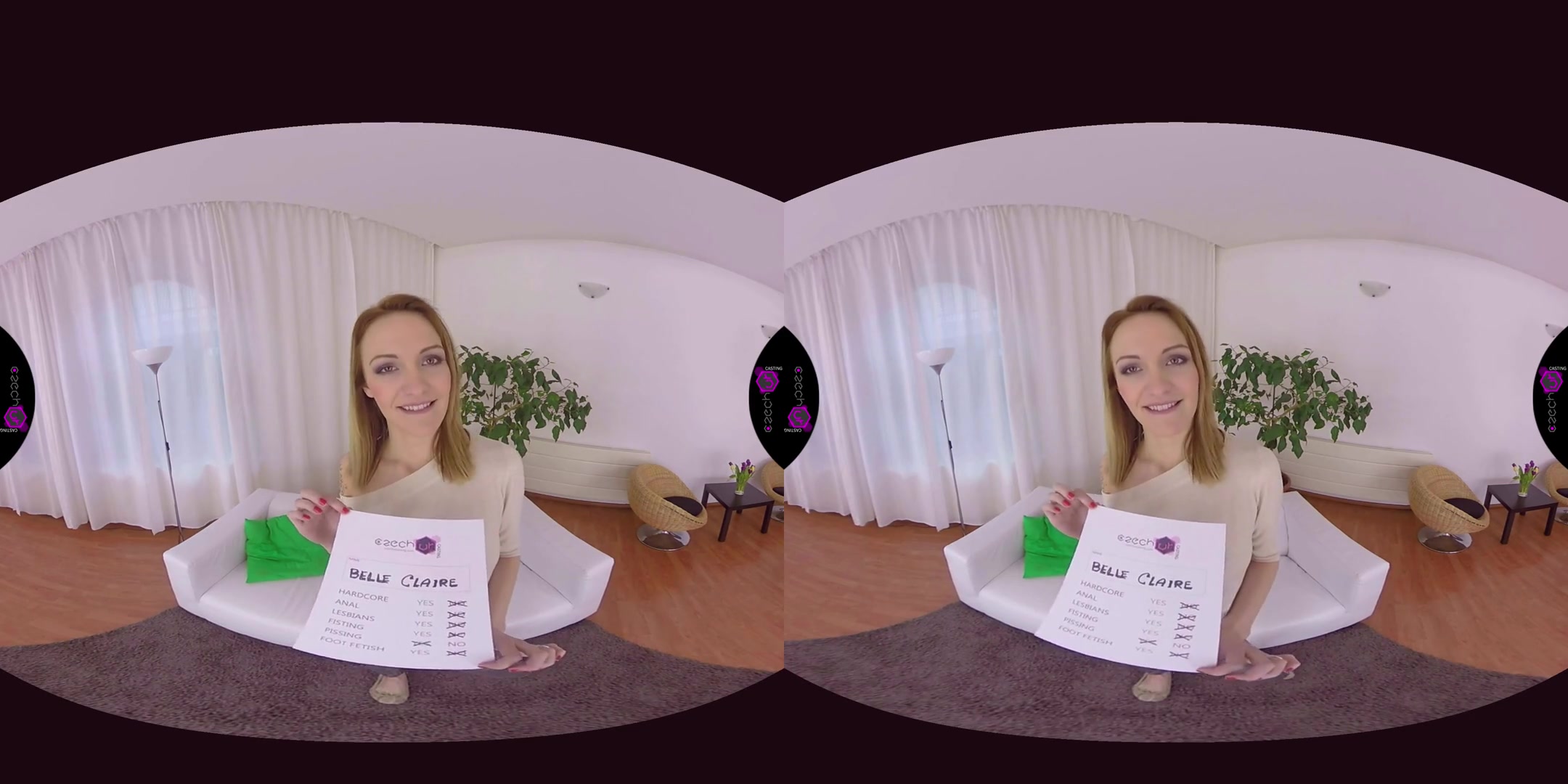 Belle Claire in Belle Claire Casting - CzechVRCasting