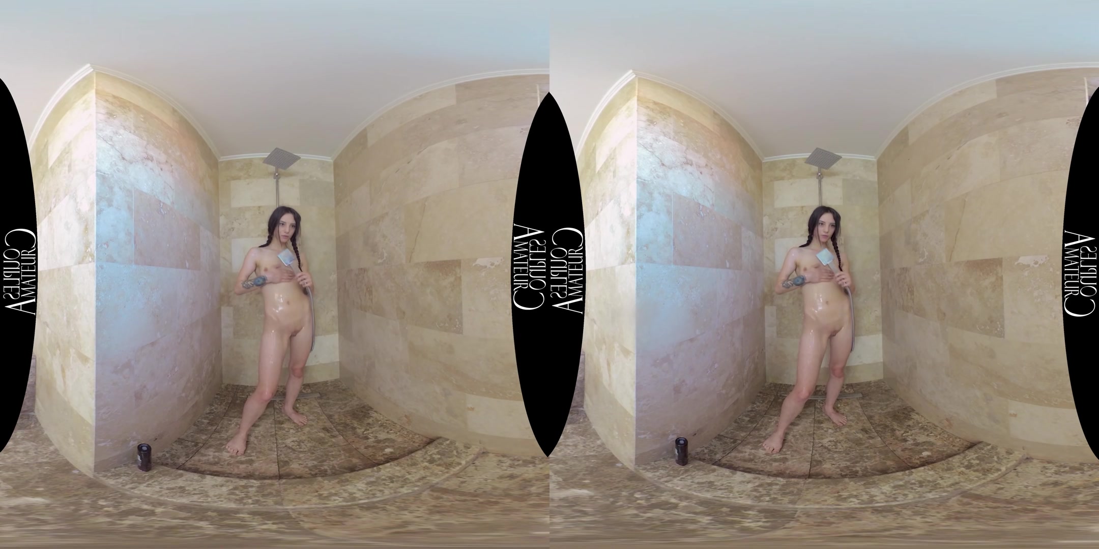 Amateur teen 18+ Shower Bubbles And Pussy Play - AmateurCouplesVR