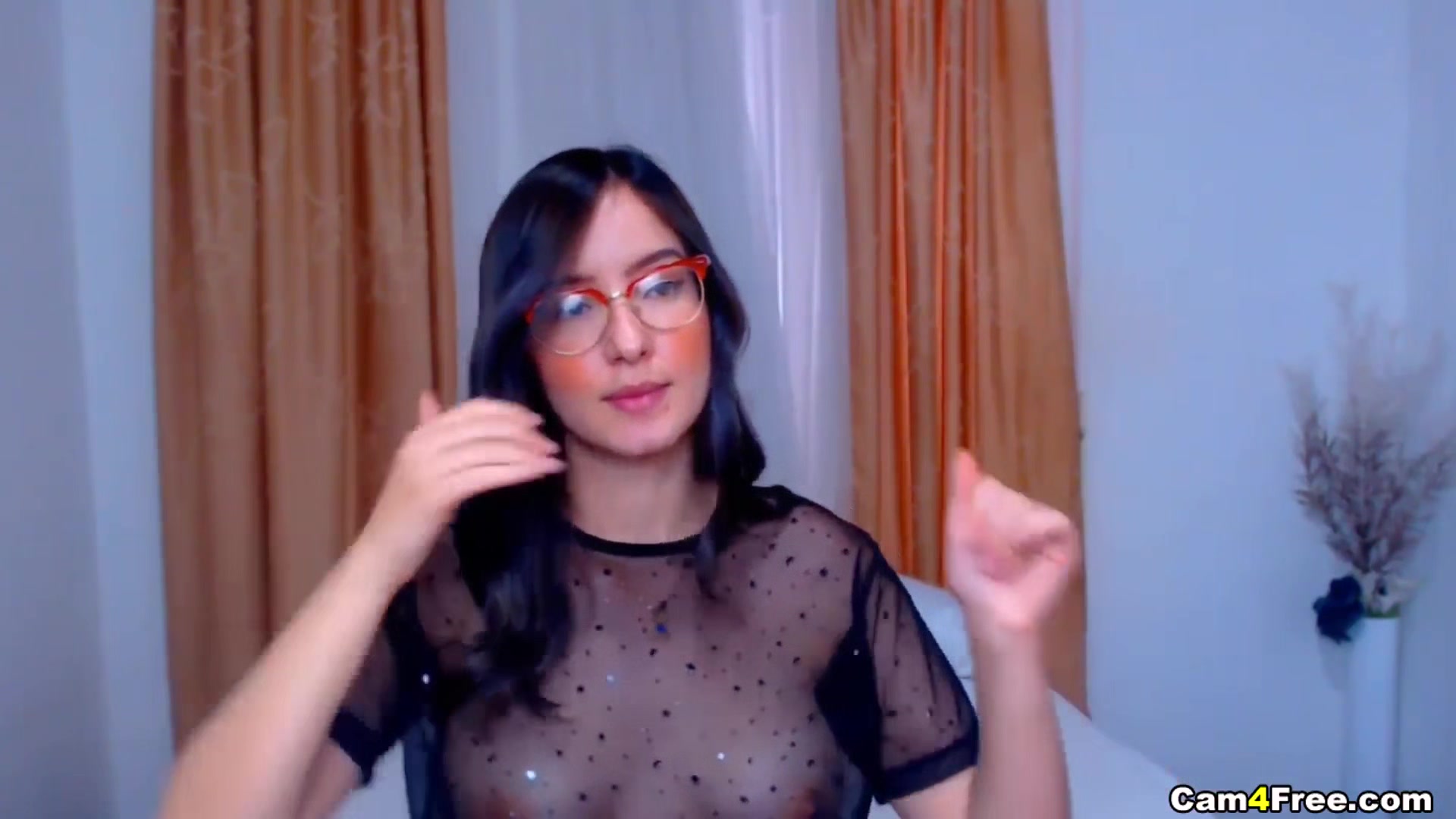 Hot Nerdy Slut Wild Pussy Toying