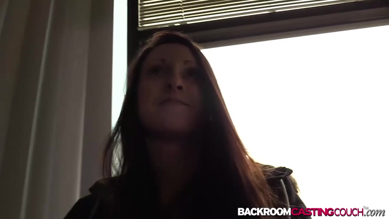 Skinny minx Makayla blowing dick before anal creampie debut