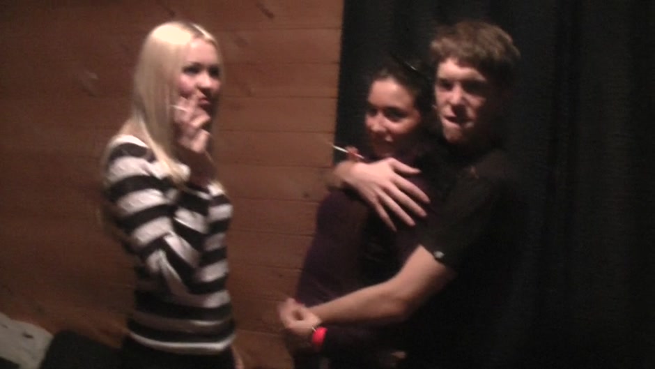 Eva Cats & Lera & Logan in college orgy with many hot bitches and horny guys