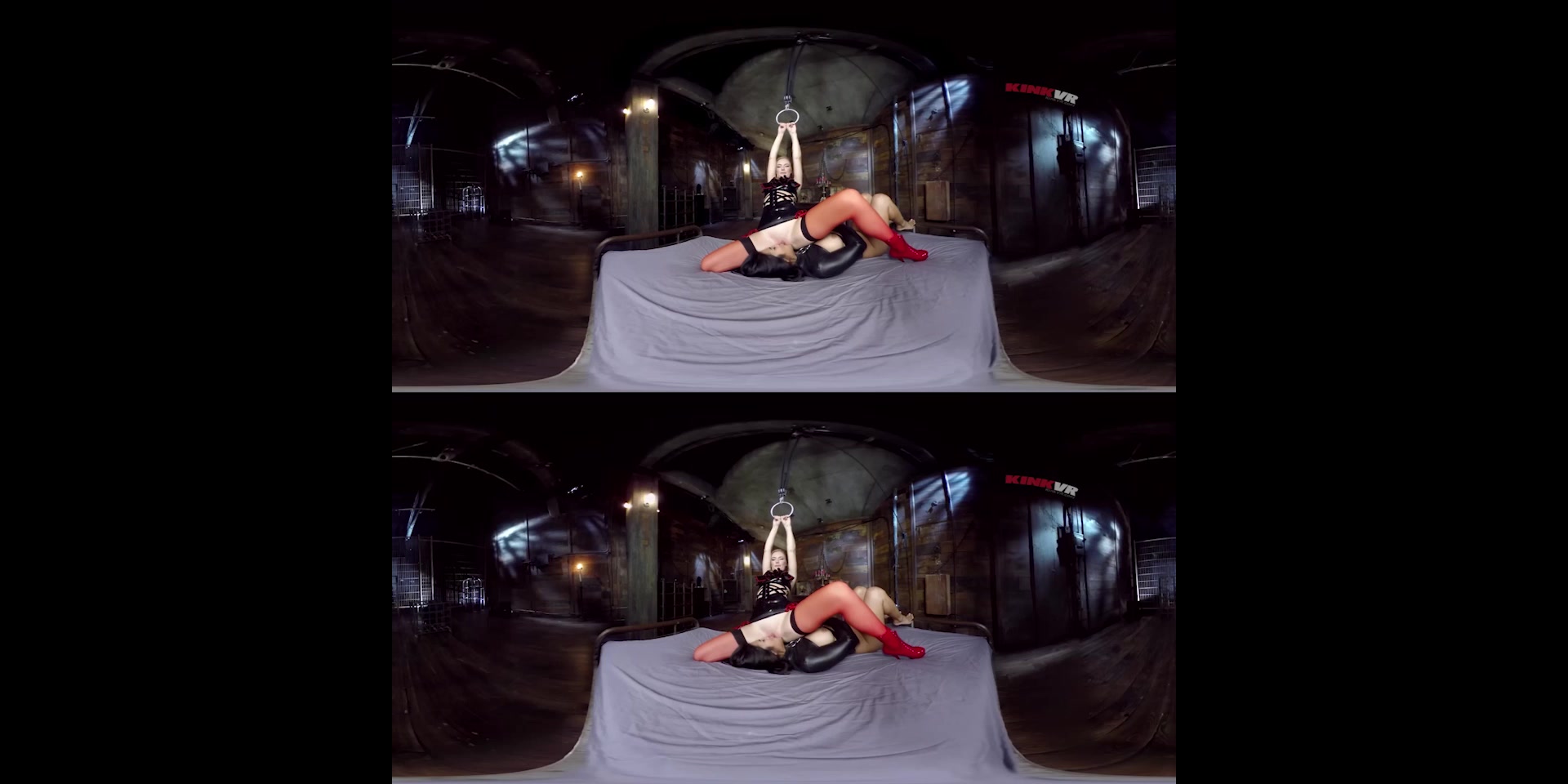 Mona Wales & Mia Little in Her Kinky Lez Pet - KinkVR