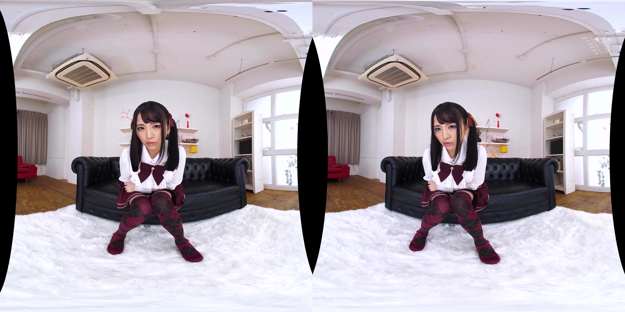 Creampie Sex with a Beautiful Girl with Pigtails and Knee-High Socks 1 - SexLikeReal