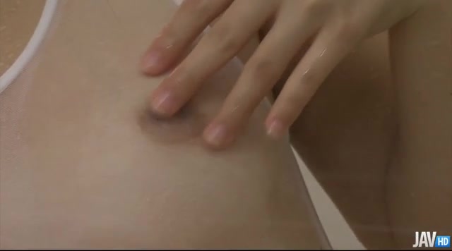 激エロ！スケスケプレイスーツでバスルームオナニー