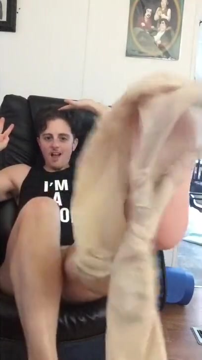 Dirty Pantyhose Foot Tease and Strip Off ftm