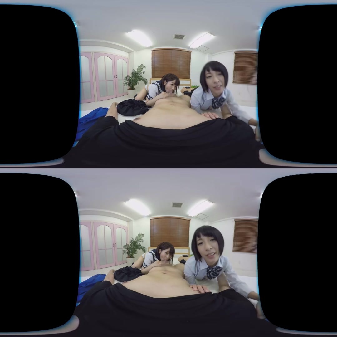 Yuri Shinomiya and Miku Abeno - schoolgirls 18+' Virtual Health Lesson - WOW!